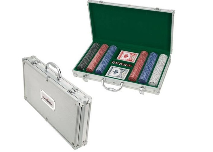 300pcs Poker Chips Set in Aluminum case