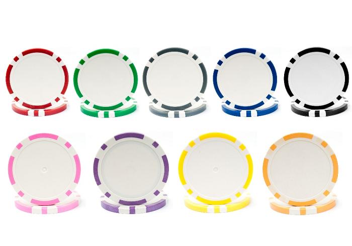 11.5g Classic Eight Stripe Dual Color Chip